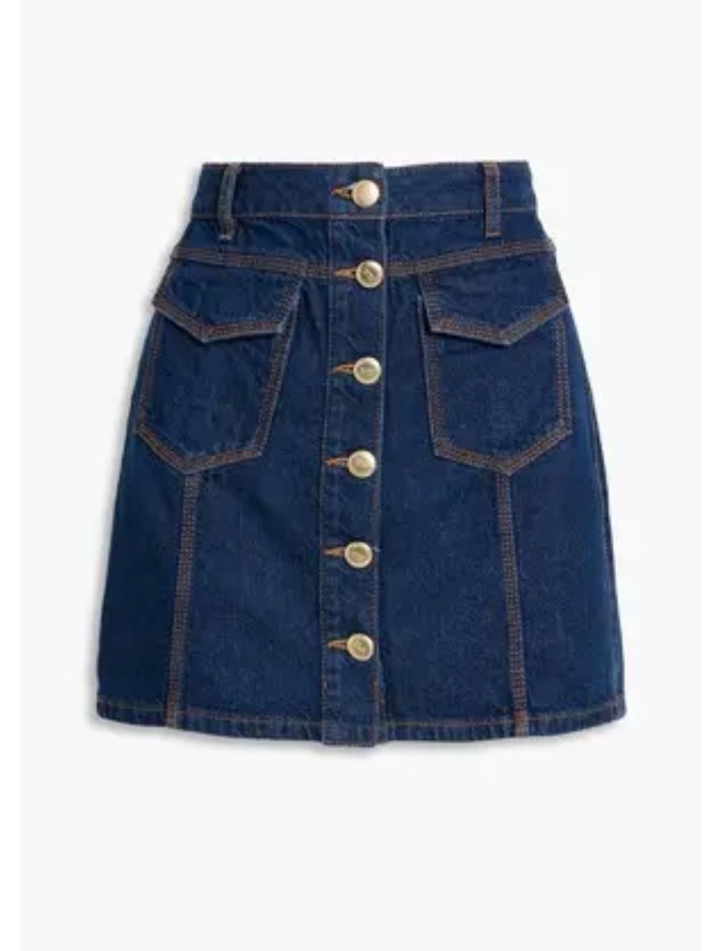 Farm Rio Denim Skirt